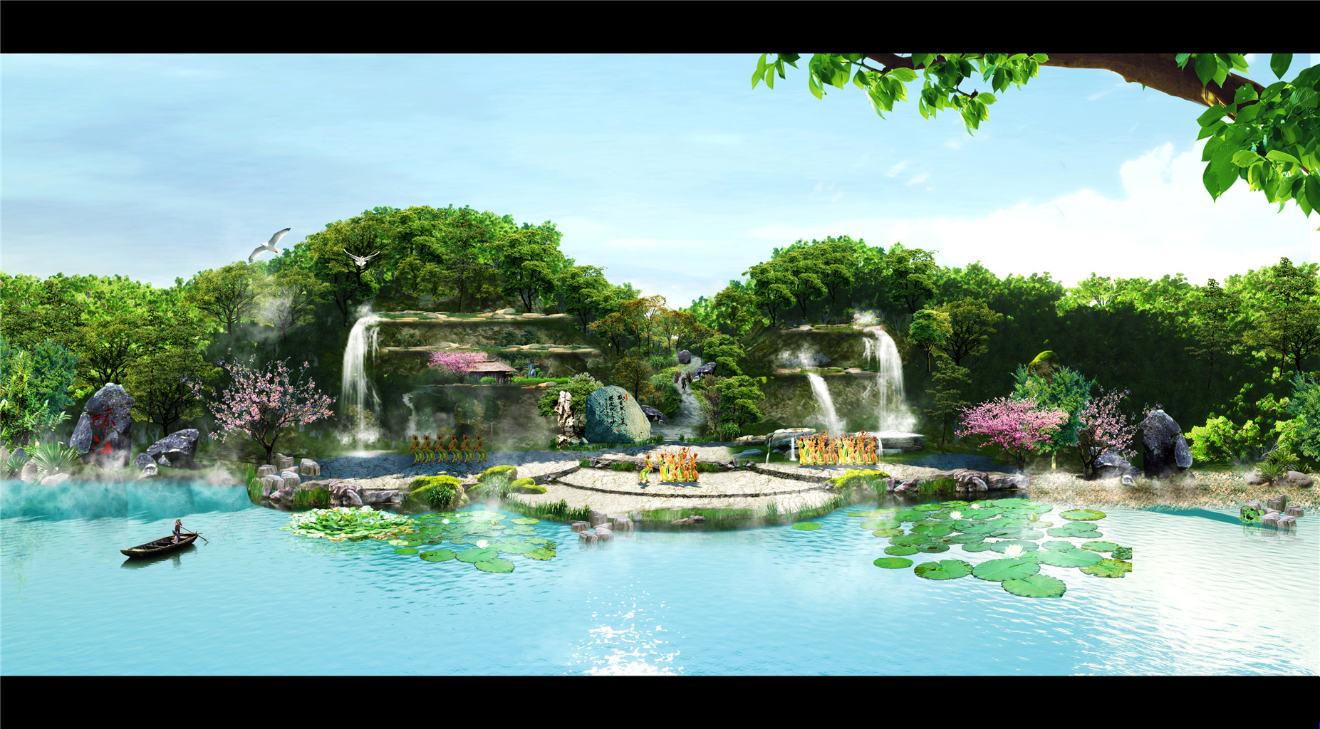 成都活动策划，，，，，，，，街子古镇实景舞美设计 (5)